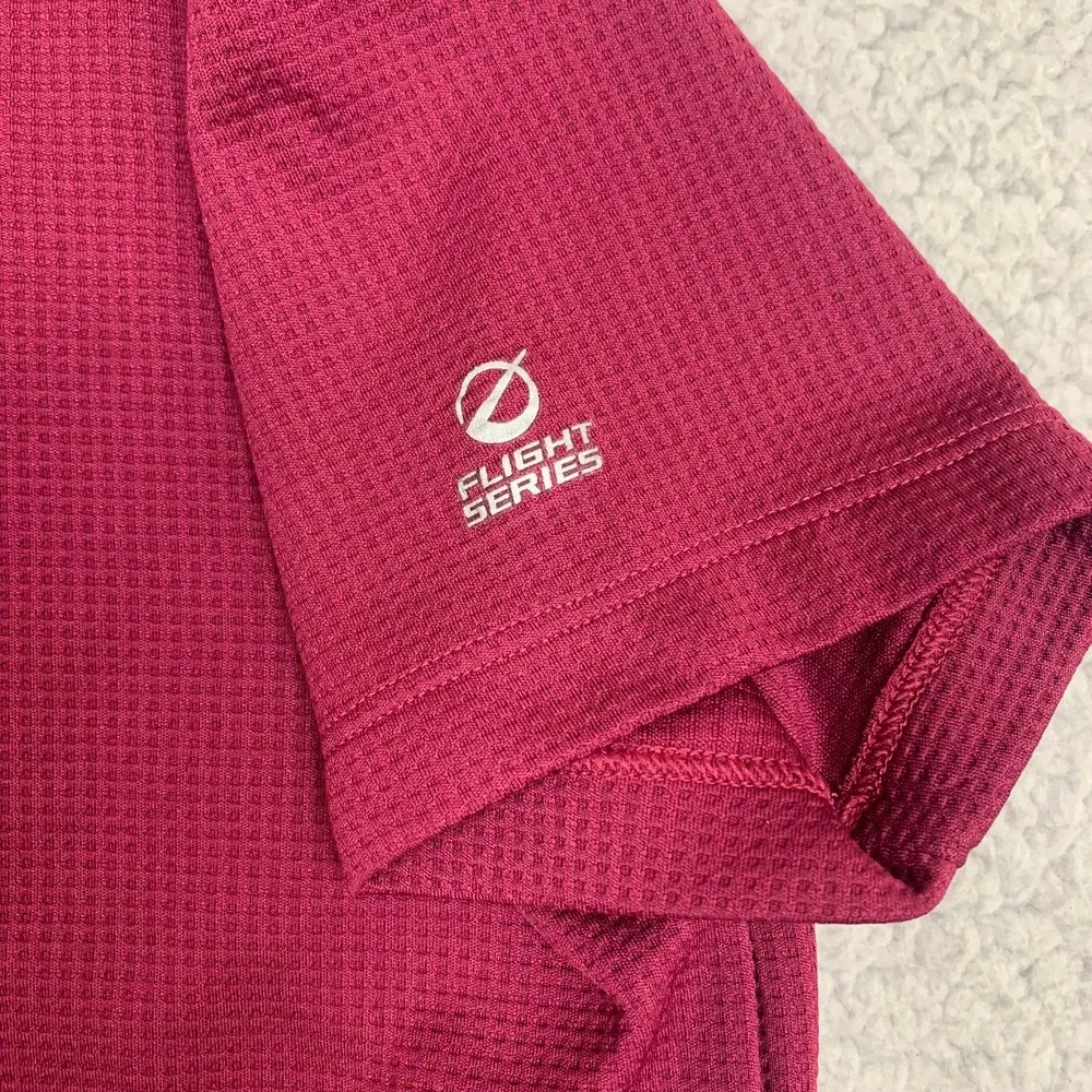 The North Face Short Sleeve Top Womens M Pink AG9J Flight Series Quarter Zip - Picture 3 of 12